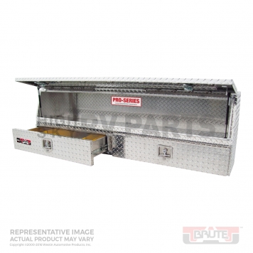Westin Automotive Tool Box Side Mount Polished Aluminum - TBS20088D