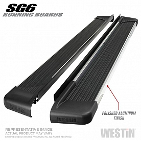 Westin Automotive Running Board Polished Aluminum Stationary - 27-64710