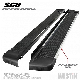 Westin Automotive Running Board Polished Aluminum Stationary - 27-64720