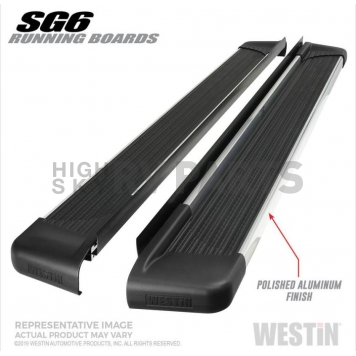 Westin Automotive Running Board Polished Aluminum Stationary - 27-64720