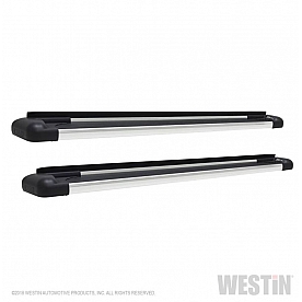 Westin Automotive Running Board Polished Aluminum Stationary - 27-64750
