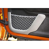 Rugged Ridge Door Molding - Brushed Silver Plastic - 1115221