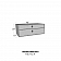 Westin Automotive Tool Box Underbed Polished Aluminum - UB4820TD