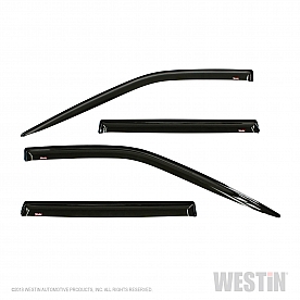 Westin Automotive Rainguard - High Gloss Smoke Acrylic Set Of 4 - 72-37448