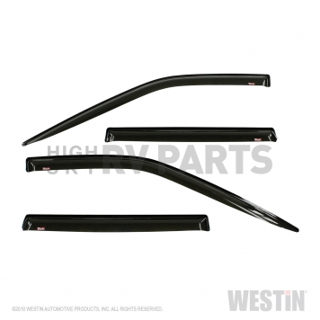 Westin Automotive Rainguard - High Gloss Smoke Acrylic Set Of 4 - 72-37448