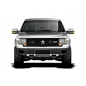 RBP (Rolling Big Power) Grille Insert - Black Powder Coated Steel  - 951569C