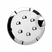 Putco Fuel Door Cover - Chrome Plated Silver ABS Plastic - 401950