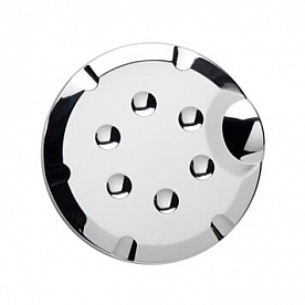 Putco Fuel Door Cover - Chrome Plated Silver ABS Plastic - 401950