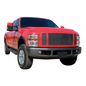 T-Rex Truck Products Grille Insert - Horizontal Bar Rectangular Polished Aluminum - 20563