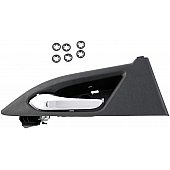 Help! By Dorman Interior Door Handle - Plastic Black Housing With Silver Lever Single - 82523