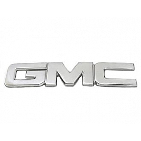 All Sales Emblem - GMC Silver Aluminum - 96515P