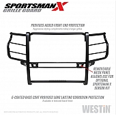 Westin Automotive Grille Guard 2 Inch Black Textured Powder Coated Steel - 40-33995