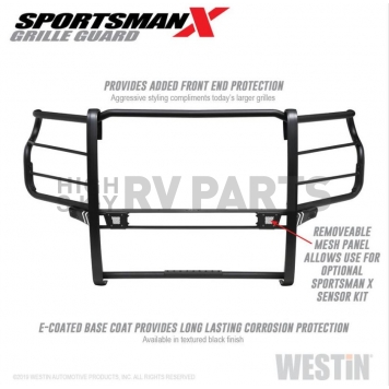 Westin Automotive Grille Guard 2 Inch Black Textured Powder Coated Steel - 40-33995