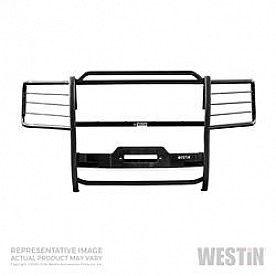 Westin Automotive Grille Guard 1-1/2 Inch Black Powder Coated Steel - 40-93905