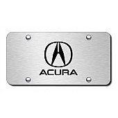 Automotive Gold License Plate - Acura Stainless Steel - PLACUES