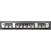 All Sales Center High Mount Stop Light Cover - Black Powder Coated Flames Aluminum - 94015K
