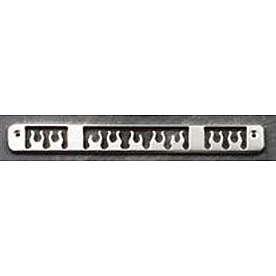 All Sales Center High Mount Stop Light Cover - Black Powder Coated Flames Aluminum - 94015K