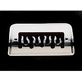 All Sales Center High Mount Stop Light Cover - Black Powder Coated Flames Aluminum - 94215XK