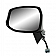 K-Source Exterior Mirror Electric OEM Black Single - 63622H