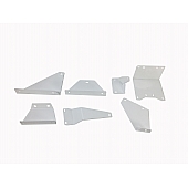 Weather Guard (Werner) Van Storage Shelf Mounting Bracket Steel White - 975106-3-01