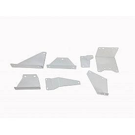 Weather Guard (Werner) Van Storage Shelf Mounting Bracket Steel White - 975106-3-01