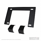 Westin Automotive License Plate Bracket - Steel Black - 58-60055