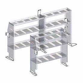 Weather Guard (Werner) Van Storage Shelf Mounting Bracket Steel White - 9753-3-01