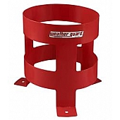 Weather Guard Refrigerant Tank Rack Steel White Holds One 30 Pound Tank - 9886-7-01