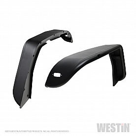 Westin Automotive Fender Flare - Black Steel Set Of 2 - 62-1025