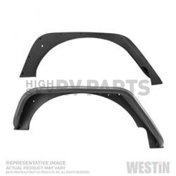 Westin Automotive Fender Flare - Black Steel Set Of 2 - 62-1065