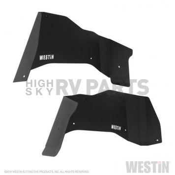 Westin Automotive Fender Well Liner Steel Black - Rear Set Of 2 - 62-11035