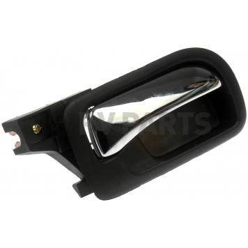 Help! By Dorman Interior Door Handle - Plastic Black Housing With Silver Lever Single - 81458-2