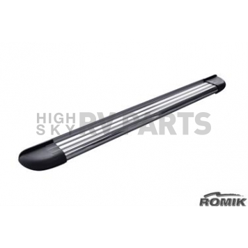Romik USA Running Board Silver Aluminum Stationary - 20033418