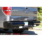 Fab Fours Bumper 1-Piece Design Steel Black - FF09T17501