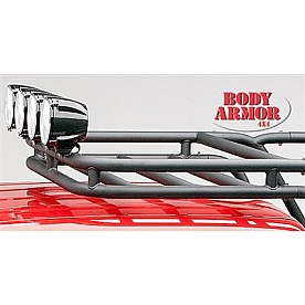 Body Armor Roof Basket 300 Pound Capacity Black Steel - 5129