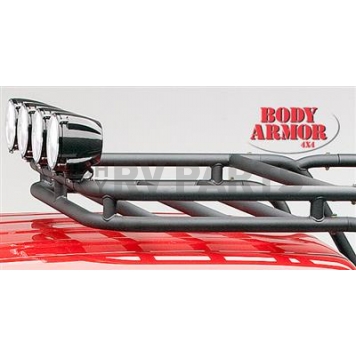 Body Armor Roof Basket 300 Pound Capacity Black Steel - 5129