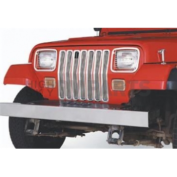 Smittybilt Grille Insert - Mesh Square Chrome Plated Aluminum - 7511