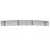 Paramount Automotive Bumper Grille Insert Horizontal Bar Bare Silver Billet Aluminum - 360111