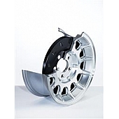 Kleen Wheels Wheel Dust Shield - Aluminum Black Set Of 2 - 1209