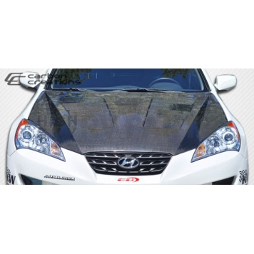 Extreme Dimensions Hood - Gloss Carbon Fiber Black - 105838-4
