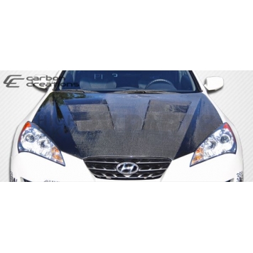 Extreme Dimensions Hood - Gloss Carbon Fiber Black - 105838-6