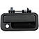 Help! By Dorman Exterior Door Handle - Plastic Black Single - 81143
