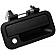 Help! By Dorman Exterior Door Handle - Plastic Black Single - 81143