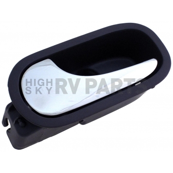 Help! By Dorman Interior Door Handle - Plastic Cocoa Housing With Silver Lever Single - 81862-2