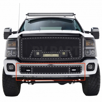 Paramount Automotive Bumper Grille Insert Wire Mesh Powder Coated Black Stainless Steel - 460740-3