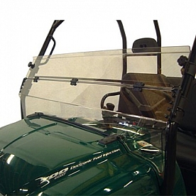 Kolpin Windshield - Half-Folding Polycarbonate Clear - 2610