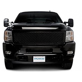 Putco Grille Insert - Black Powder Coated Aluminum Rectangular - 270545B