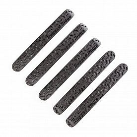 Rugged Ridge Exterior Door Handle Cover - Black Aluminum Powder Coated - 1331149