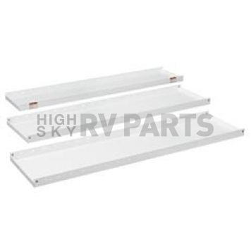 Weather Guard (Werner) Van Storage Shelf 16 Inch x 60 Inch Steel White - 9186-3-01