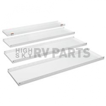 Weather Guard (Werner) Van Storage Shelf 16 Inch x 60 Inch Steel White - 9196-3-01